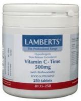 Lamberts Vitamine C 500 mg Time Release & Bioflavonoiden Tabletten - thumbnail