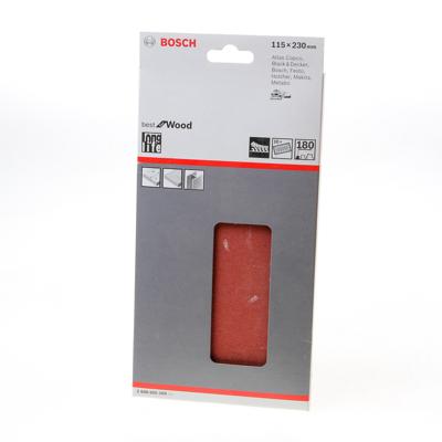 Bosch Accessoires Expert C470 schuurpapier voor vlakschuurmachines 115 x 230 mm, K180 10-delig - 2608900864 Bosch Accessoires Expert C470 schuurpapier voor vlakschuurmachines 115 x 230 mm, K180 10-delig - 2608900864