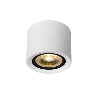 Lucide FEDLER - Plafondspot - Ø 12 cm - LED Dim to warm - GU10 (ES111) - 1x12W 2200K/3000K - Wit