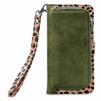 Mobilize 2in1 Gelly Zipper Case Samsung Galaxy A41 Olive/Leopard