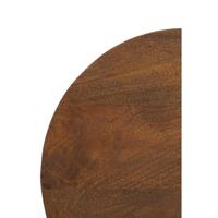 Light & Living Bijzettafel 'Torir' Mangohout, 40cm, kleur Bruin - thumbnail
