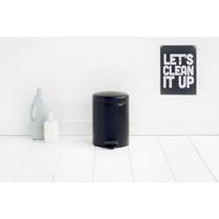 Brabantia NewIcon Pedaalemmer - 5 liter - kunststof binnenemmer - matt black 112928 - thumbnail