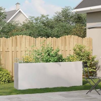 Plantenbak 200x40x80 cm roestvrij staal