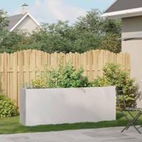 Plantenbak 200x40x80 cm roestvrij staal - thumbnail