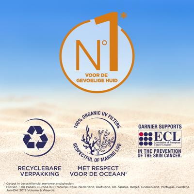 Garnier Ambre Solaire Sensitive Expert+ Beschermende Spray SPF50+ - 200ml - Zeer Hoge Bescherming