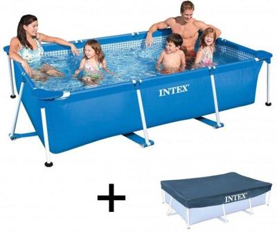 Intex frame ZWEMBAD 3x2m+AFDEKZEIL