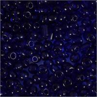 Creativ Company Rocailles, d 4 mm, afm 6/0, gatgrootte 0,9-1,2 mm, kobalt blauw, 25 gr/ 1 doos - thumbnail