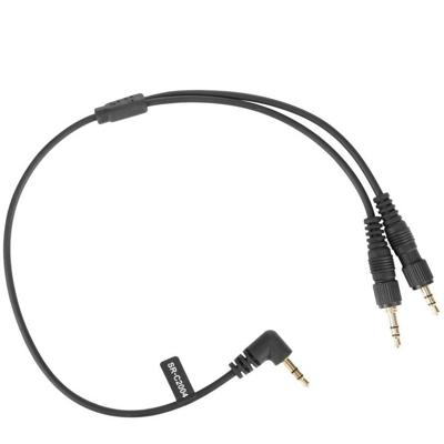Saramonic SR-C2004 3.5mm TRS to dual 3.5mm TRS adapter cable (30cm)