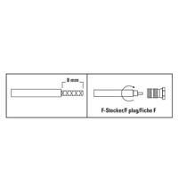 Hama F-stekker 6,5 Mm Schroefbaar 2 Stuks - thumbnail