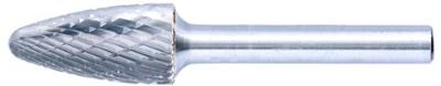 PFERD TOOLS 21117828 Freesstift Ronde boog Lengte 65 mm Afmeting, Ø 12 mm Werklengte 25 mm Schachtdiameter 8 mm PFERD TOOLS 21117828 Freesstift Ronde boog Lengte 65 mm Afmeting, Ø 12 mm Werklengte 25 mm Schachtdiameter 8 mm