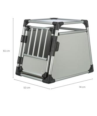 TRIXIE TRANSPORTBOX ALUMINIUM M 55X62X78 CM