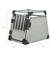 TRIXIE TRANSPORTBOX ALUMINIUM M 55X62X78 CM - thumbnail