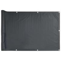 VidaXL Balkonscherm 90x600 cm oxford stof antraciet - thumbnail