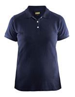 Blåkläder Dames poloshirt piqué 33901050 | Marineblauw | Maat S - 7330509479308 - thumbnail