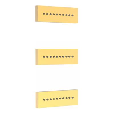 Tres inbouw rugjet vierkant 24k Goud glans