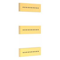 Tres inbouw rugjet vierkant 24k Goud glans - thumbnail