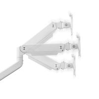 One For All Solid Dual white Monitor-tafelbeugel 33 cm (13) - 88,9 cm (35) Wit In hoogte verstelbaar, Kantelbaar en roteerbaar, Zwenkbaar - thumbnail