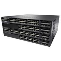 Cisco Catalyst 3650-48FS-E Switch, C3, Management, 48 x 10/100/1000 (PoE+) + 4 x SFP, Desktop PC, Rackmontage, PoE+ (775 W) - thumbnail