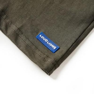 Kindershirt met lange mouwen skateboardprint 116 kakikleurig Kindershirt met lange mouwen skateboardprint 116 kakikleurig