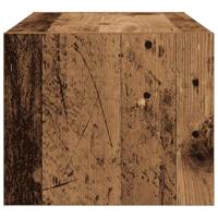 TV-meubel 60x31x25,5 cm bewerkt hout oud houtkleurig - thumbnail