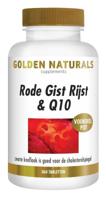 Golden Naturals Rode Gist Rijst & Q10 Tabletten - thumbnail
