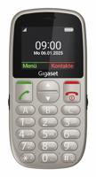 Gigaset GL395 Mobiele telefoon SOS-knop, Spatwaterdicht, Stofvrij Zilver - thumbnail