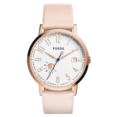 Horlogeband Fossil ES3991 Leder Beige 20mm Horlogeband Fossil ES3991 Leder Beige 20mm