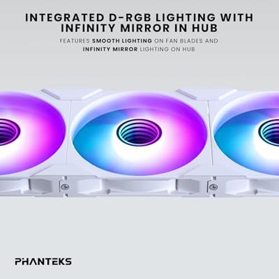 Phanteks PH-F140M25_G2_DWT01_3P PC-ventilator Wit