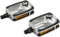 Simson Pedalen set elegant 9/16 inch zilver/zwart - thumbnail