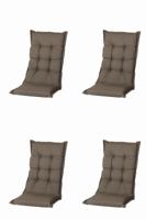 Kussen hoog 50x123 outdoor Oxford taupe (4 stuks) Madison - Madison - thumbnail