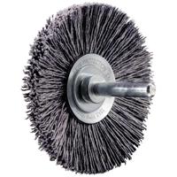 PFERD TOOLS Kegelborstel niet-geklopt KBU Ø 70x10mm schacht-Ø 6 mm SiC-filament-Ø 0,55 mm korrel 120 aan de achterkant borstels KBU 7010/6 SiC 120 0,55 RS - thumbnail