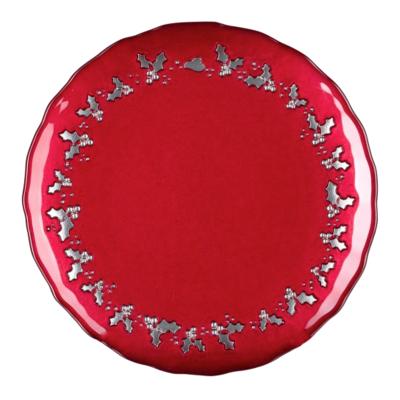Leonardo Stella Bord Ilex 20,3 cm rood