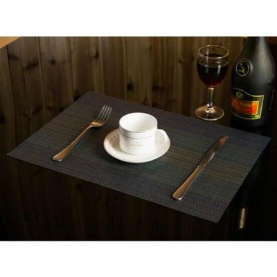2 PC'S Home tabel Cup mat creatieve decor koffie drinken placemat servies grootte: 45x30cm (donkerblauw)