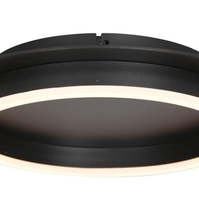 Steinhauer Moderne led plafonnièreRinglux zwart - Ø 32cm - 3655ZW