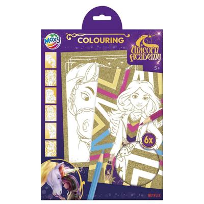 Moxy Unicorn academy glitter papier a4