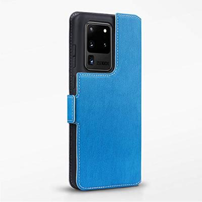 Qubits - slim wallet hoes - Samsung Galaxy S20 Plus - Lichtblauw