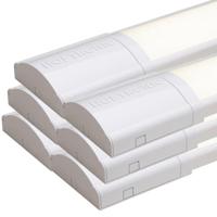 6x LED Batten 60cm - 18W 2520lm (140lm/W) - 4000K neutraal wit - Vervangt 160W - Samsung SMD LED chips - Flikkervrij - IP20 Stofdicht - Onderbouwverlichting - thumbnail