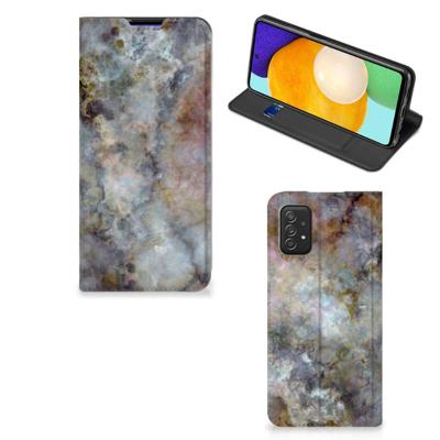 Samsung Galaxy A03s | Standcase | Marmer Grijs