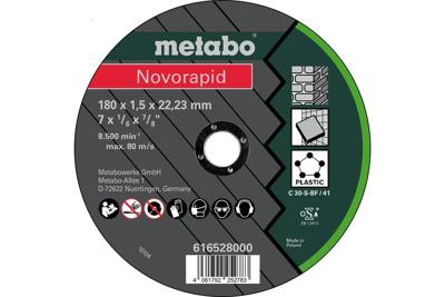 Metabo Accessoires Doorslijpschijf Ø 115x1,2x22,23 Inox, TF41 Flexiarapid Super - 616528000 Metabo Accessoires Doorslijpschijf Ø 115x1,2x22,23 Inox, TF41 Flexiarapid Super - 616528000