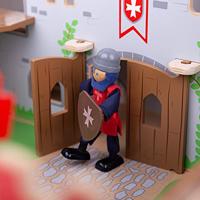 Bigjigs houten middeleeuwse ridders, 4st. - thumbnail