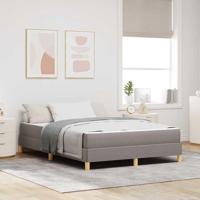 Boxspring bed Taupe en Bruin 140 x 190 cm - thumbnail