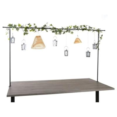 Esschert Design tafelstang decoratief met klem zwart - thumbnail