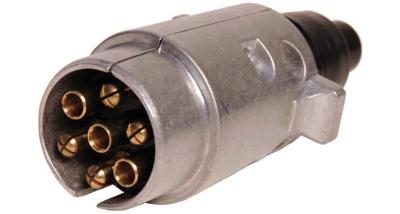 COREXX stekker plug 7-pin alu