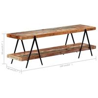 Tv-meubel 160x40x50 cm massief gerecycled hout - thumbnail