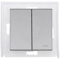 Kopp 493647001 Wipschakelaar RVS 1 stuk(s) - thumbnail