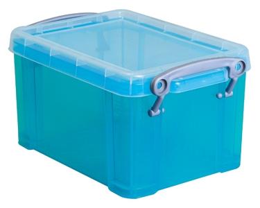 Really Useful Box opbergdoos 1,6 liter, transparant helblauw Really Useful Box opbergdoos 1,6 liter, transparant helblauw