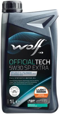 Wolf motorolie "officialtech sp-extra". motoroil 5w30 1l off.tech sp extra