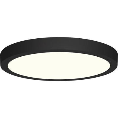 LED Downlight 18W - Natuurlijk Wit 4200K - Mat Zwart - Ø225mm - Opbouw
