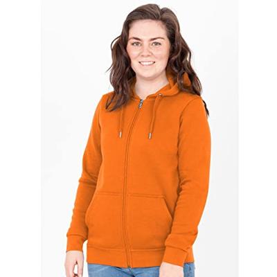 JAKO C6820D Jas Met Kap Organic Dames - Oranje - 36