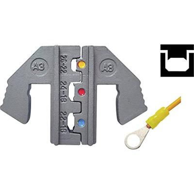 TOOLCRAFT PLE-0A3 Krimp-onderdelen Geïsoleerde kabelschoenen Krimpbereik: 0.1 tot 1.5 mm² Geschikt voor merk: TOOLCRAFT PZ-500